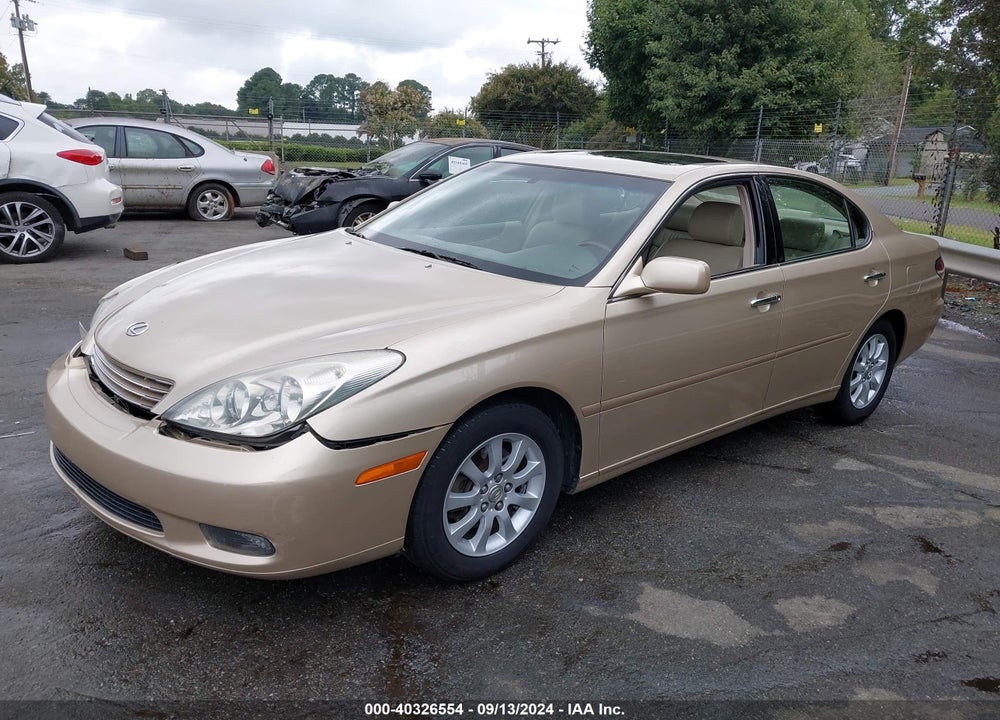 2003 LEXUS ES 300 VIN: JTHBF30G130135917