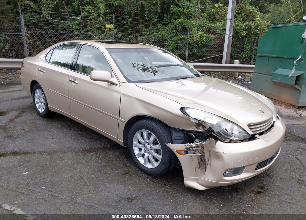 2003 LEXUS ES 300 VIN: JTHBF30G130135917