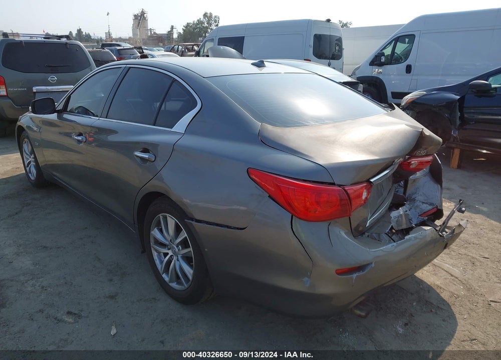 2017 INFINITI Q50 2.0T BASE VIN: JN1CV7AP4HM642666