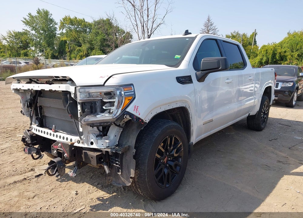 2021 GMC SIERRA 1500 4WD SHORT BOX ELEVATION VIN: 3GTU9CED4MG145550