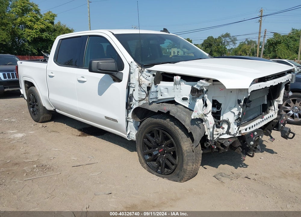 2021 GMC SIERRA 1500 4WD SHORT BOX ELEVATION VIN: 3GTU9CED4MG145550