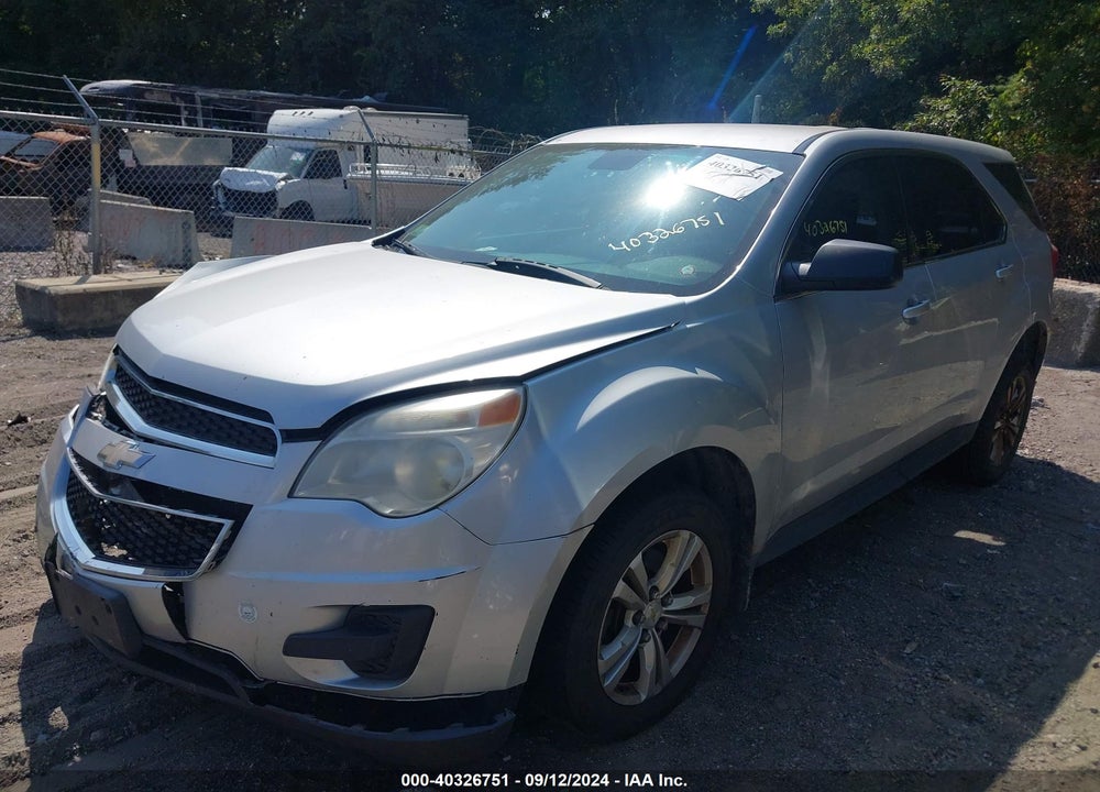 2012 CHEVROLET EQUINOX LS VIN: 2GNALBEK4C6341664