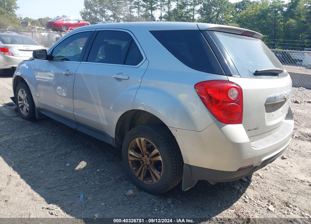 2012 CHEVROLET EQUINOX LS VIN: 2GNALBEK4C6341664