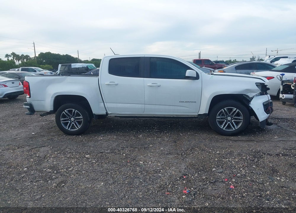2021 CHEVROLET COLORADO 2WD SHORT BOX WT VIN: 1GCGSBEA7M1140214