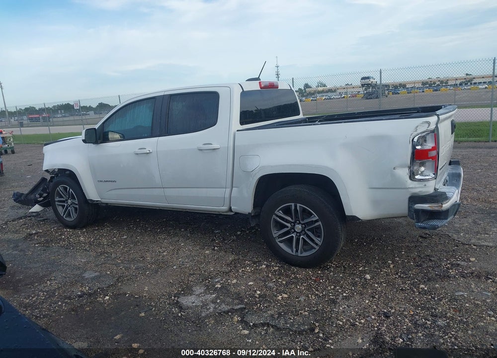 2021 CHEVROLET COLORADO 2WD SHORT BOX WT VIN: 1GCGSBEA7M1140214