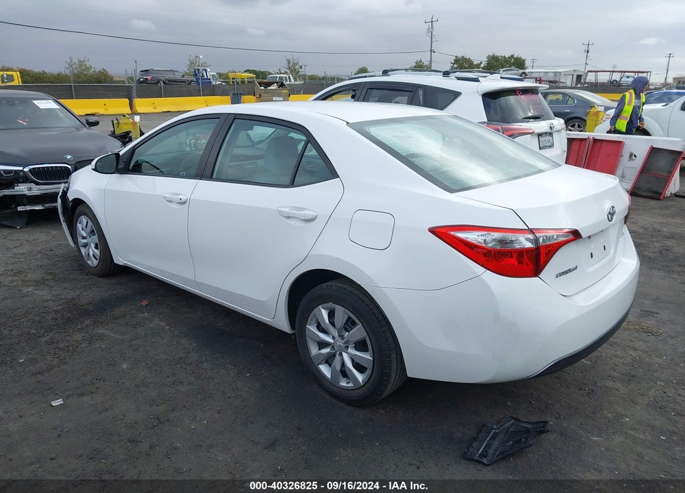 2014 TOYOTA COROLLA LE VIN: 5YFBURHE8EP083319