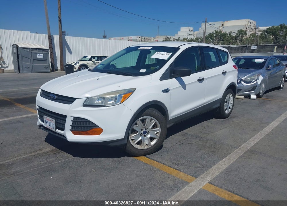 2016 FORD ESCAPE S VIN: 1FMCU0F7XGUA69878