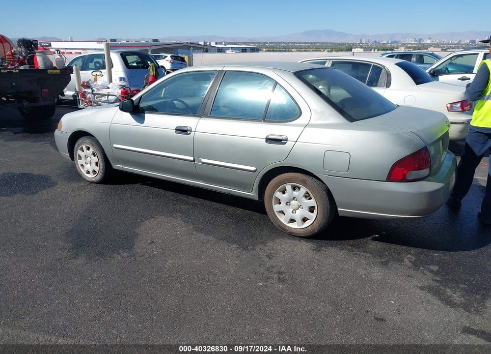 2002 NISSAN SENTRA XE VIN: 3N1CB51D62L670537