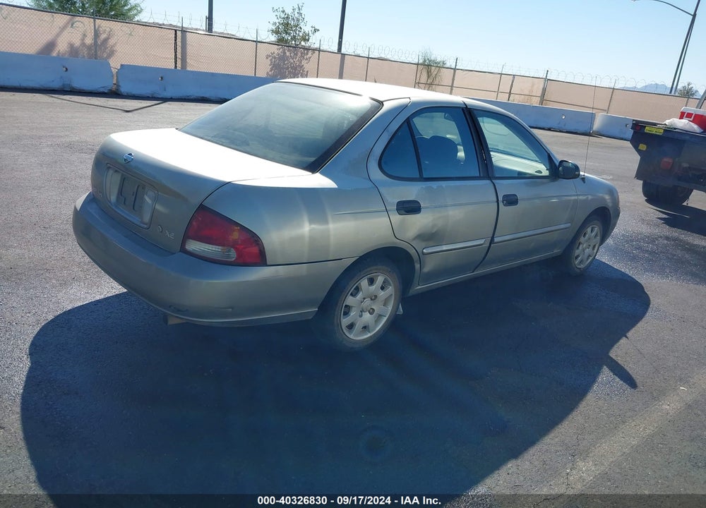 2002 NISSAN SENTRA XE VIN: 3N1CB51D62L670537