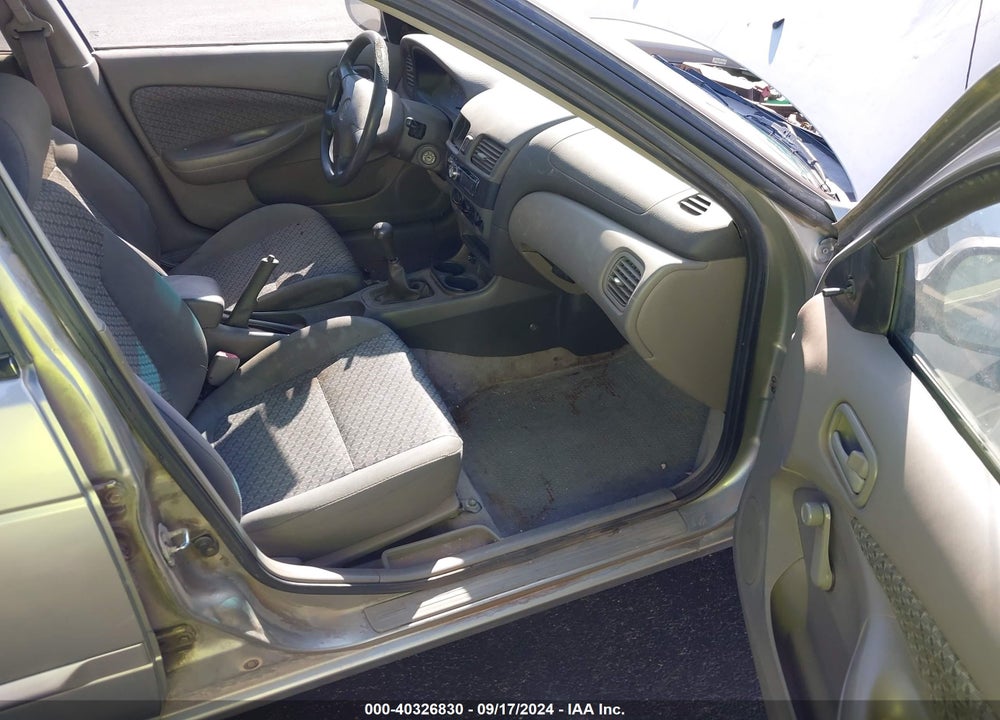 2002 NISSAN SENTRA XE VIN: 3N1CB51D62L670537