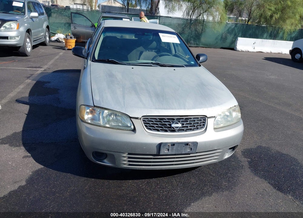 2002 NISSAN SENTRA XE VIN: 3N1CB51D62L670537