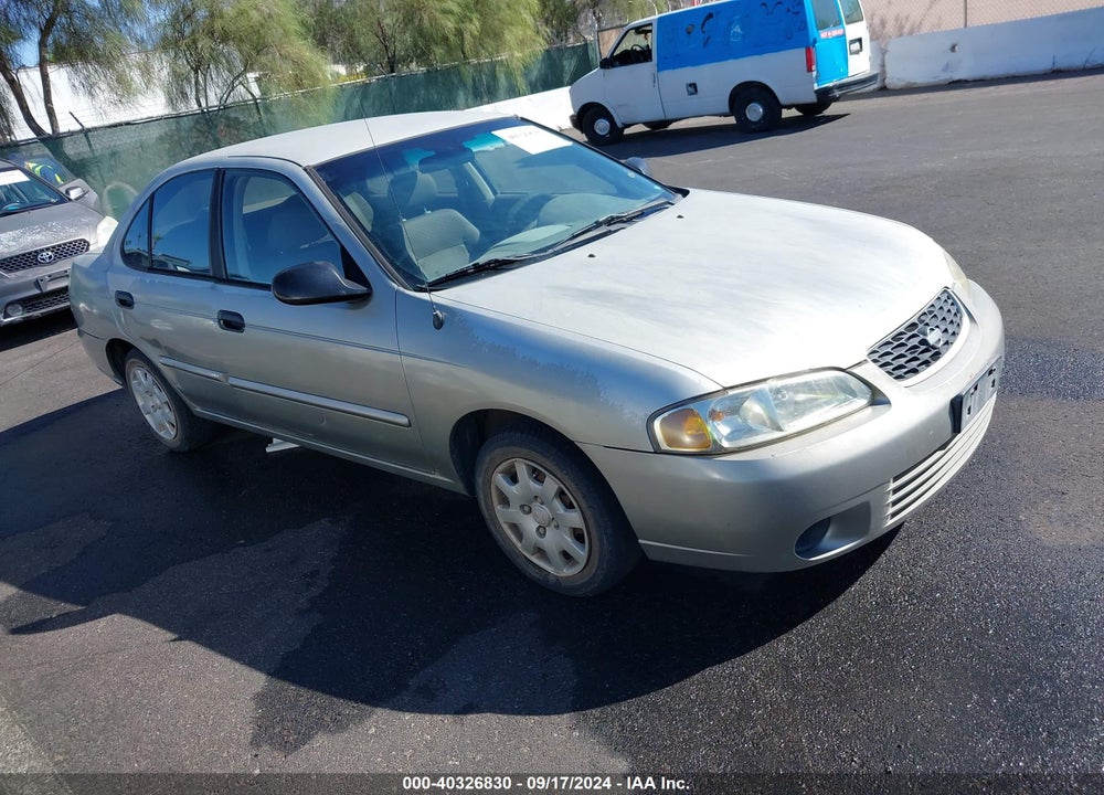 2002 NISSAN SENTRA XE VIN: 3N1CB51D62L670537