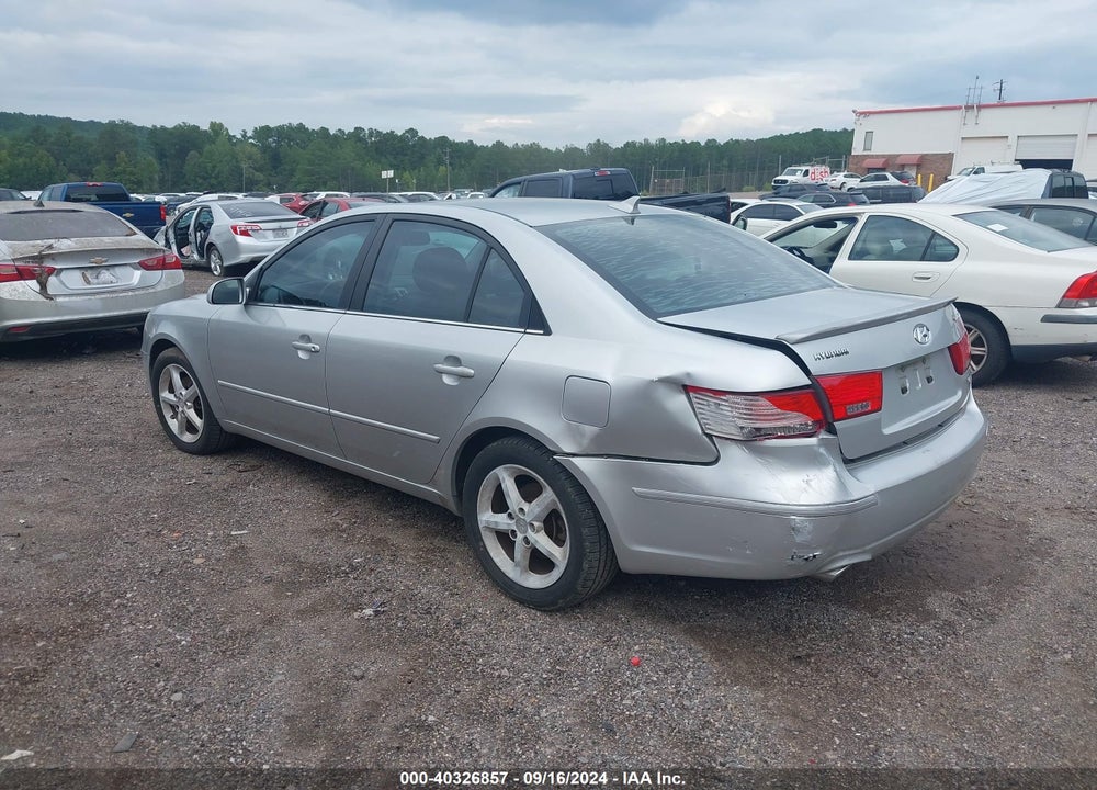 2009 HYUNDAI SONATA SE V6 VIN: 5NPEU46F39H466955