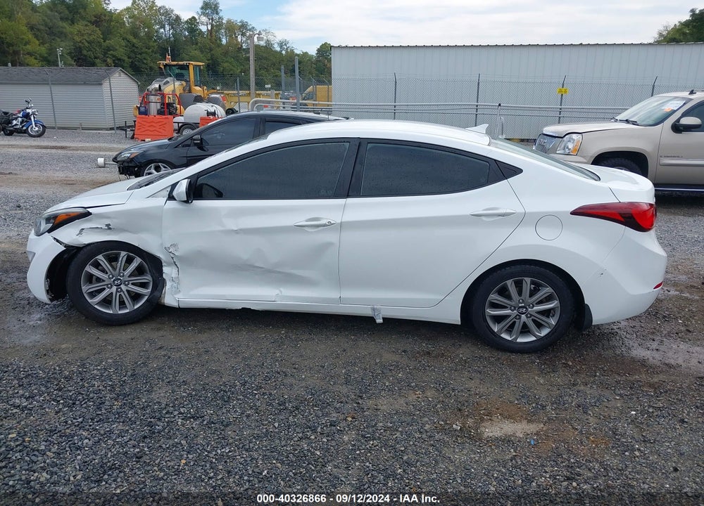 2014 HYUNDAI ELANTRA SE VIN: 5NPDH4AE2EH510209