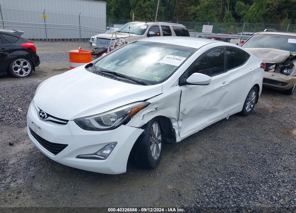 2014 HYUNDAI ELANTRA SE VIN: 5NPDH4AE2EH510209