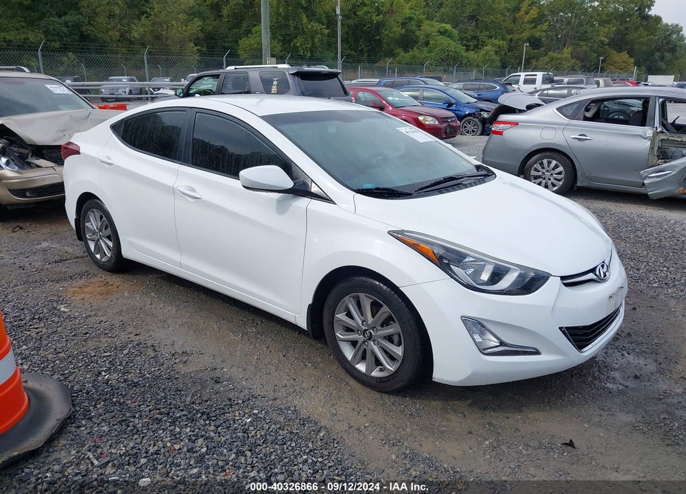 2014 HYUNDAI ELANTRA SE VIN: 5NPDH4AE2EH510209