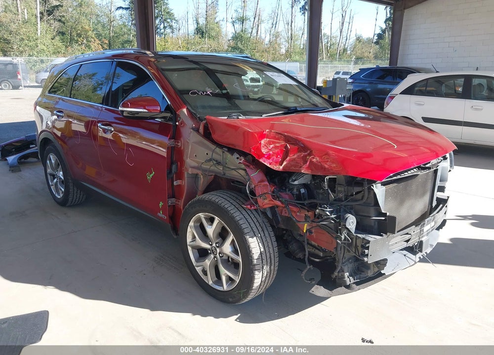 2019 KIA SORENTO 3.3L EX SPORT VIN: 5XYPHDA52KG607832