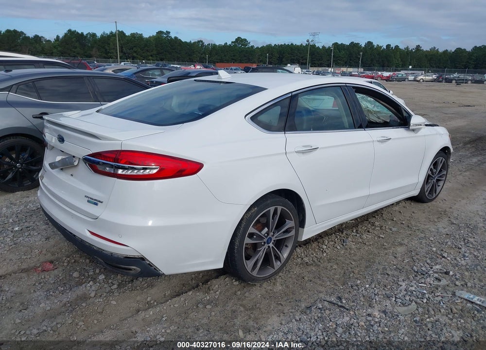 2020 FORD FUSION TITANIUM VIN: 3FA6P0D90LR192514