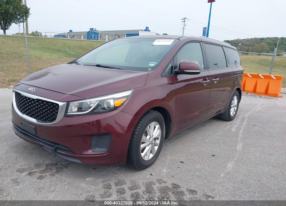 2016 KIA SEDONA LX VIN: KNDMB5C11G6161185