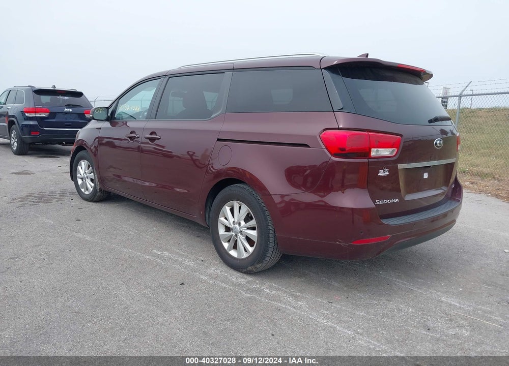 2016 KIA SEDONA LX VIN: KNDMB5C11G6161185