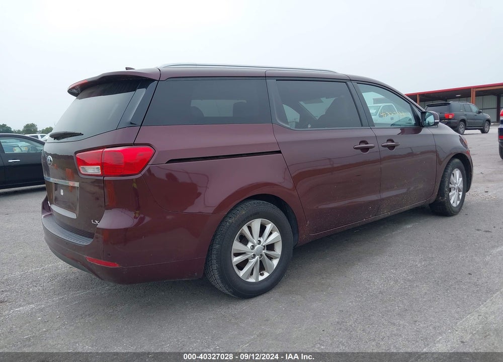 2016 KIA SEDONA LX VIN: KNDMB5C11G6161185