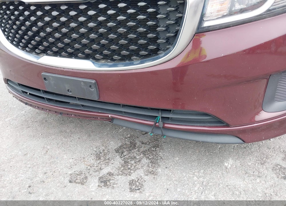2016 KIA SEDONA LX VIN: KNDMB5C11G6161185