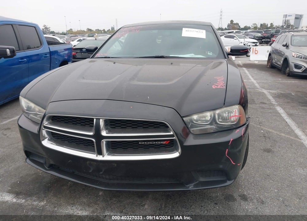 2013 DODGE CHARGER SE VIN: 2C3CDXBG3DH719706