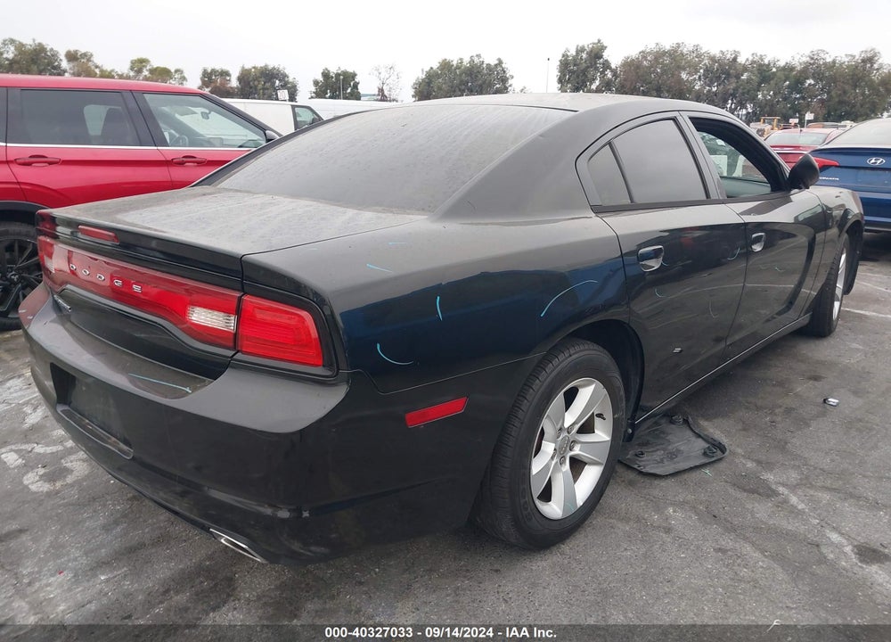 2013 DODGE CHARGER SE VIN: 2C3CDXBG3DH719706