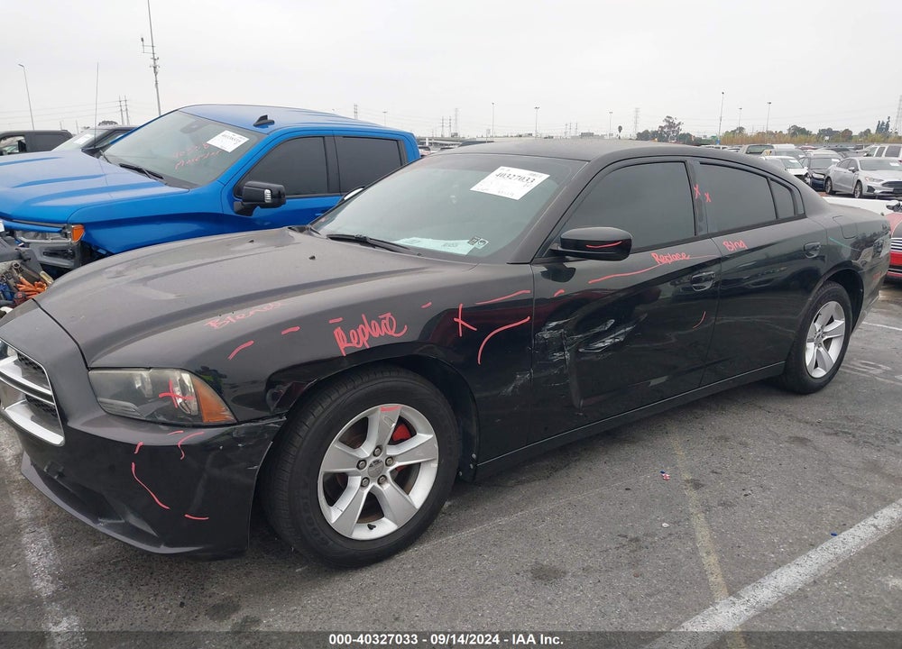 2013 DODGE CHARGER SE VIN: 2C3CDXBG3DH719706