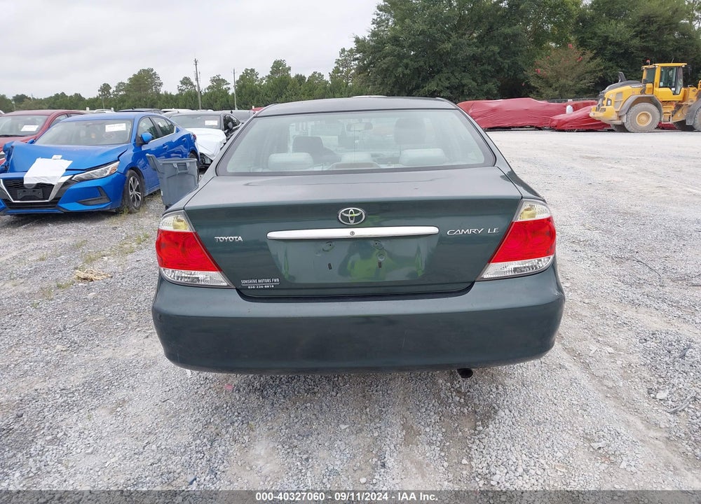2005 TOYOTA CAMRY LE VIN: 4T1BE32K55U022940
