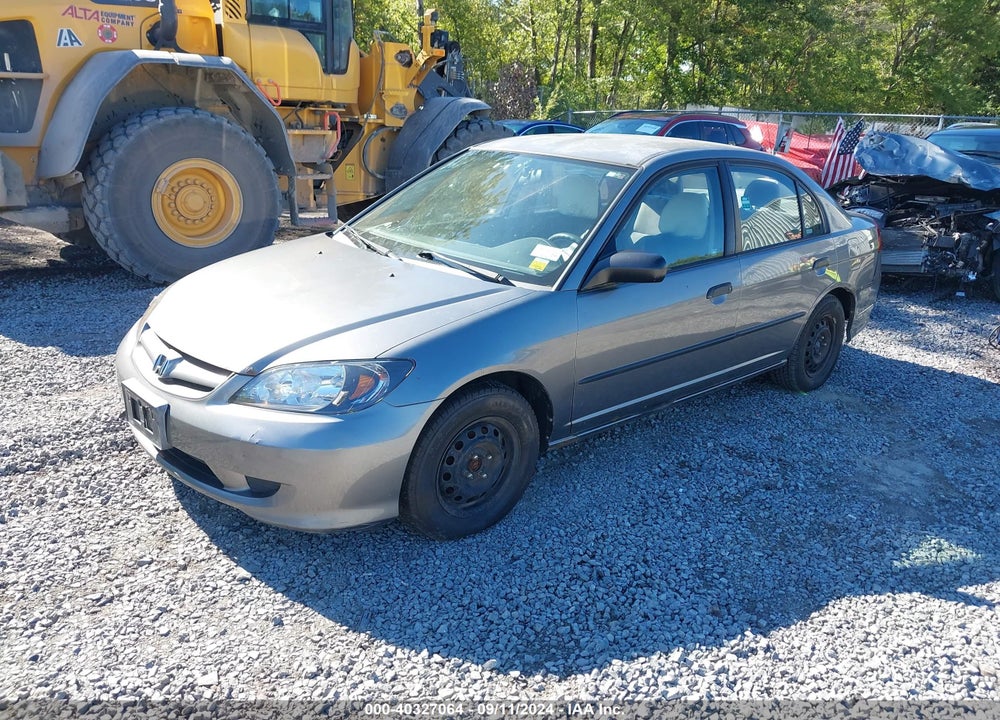 2005 HONDA CIVIC VP VIN: 2HGES16375H509871