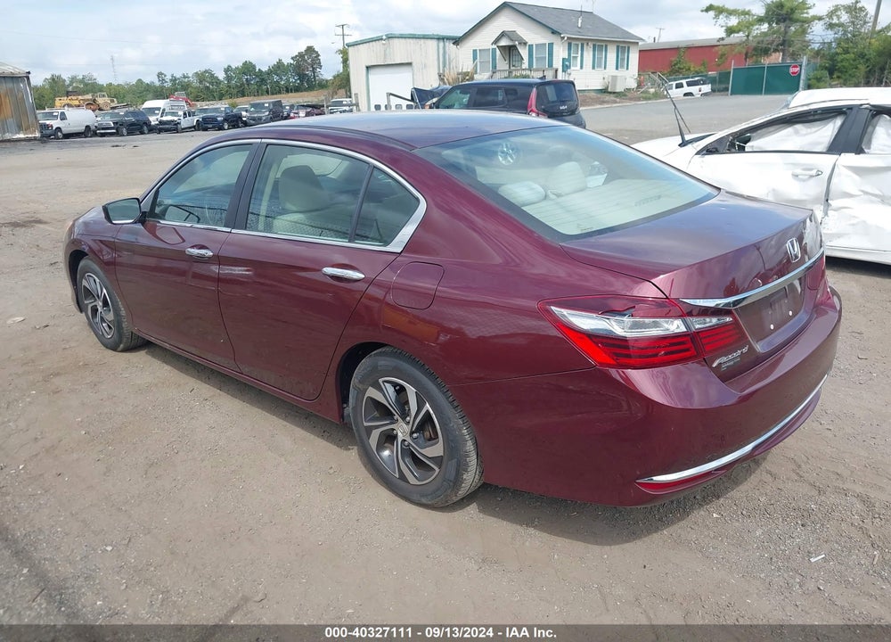 2016 HONDA ACCORD LX VIN: 1HGCR2F39GA238967