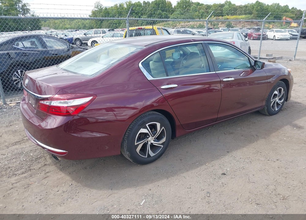 2016 HONDA ACCORD LX VIN: 1HGCR2F39GA238967