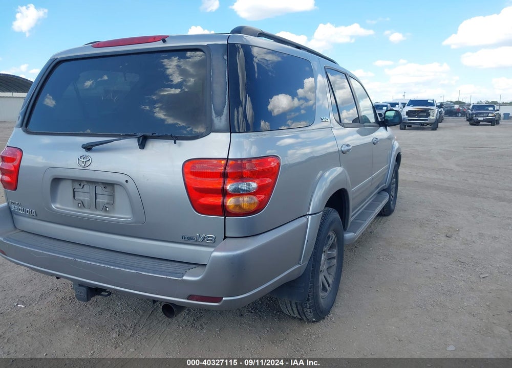 2004 TOYOTA SEQUOIA SR5 V8 VIN: 5TDZT34A24S206474