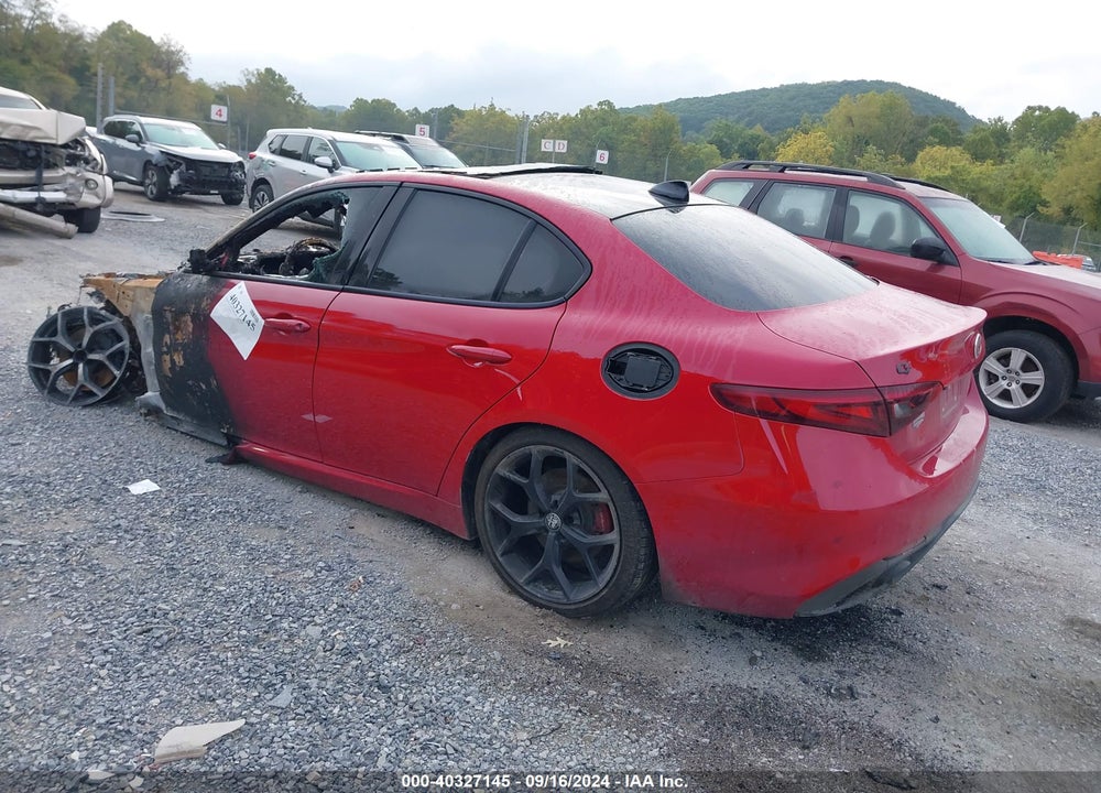 2019 ALFA ROMEO GIULIA SPORT AWD VIN: ZARFANAN0K7612472