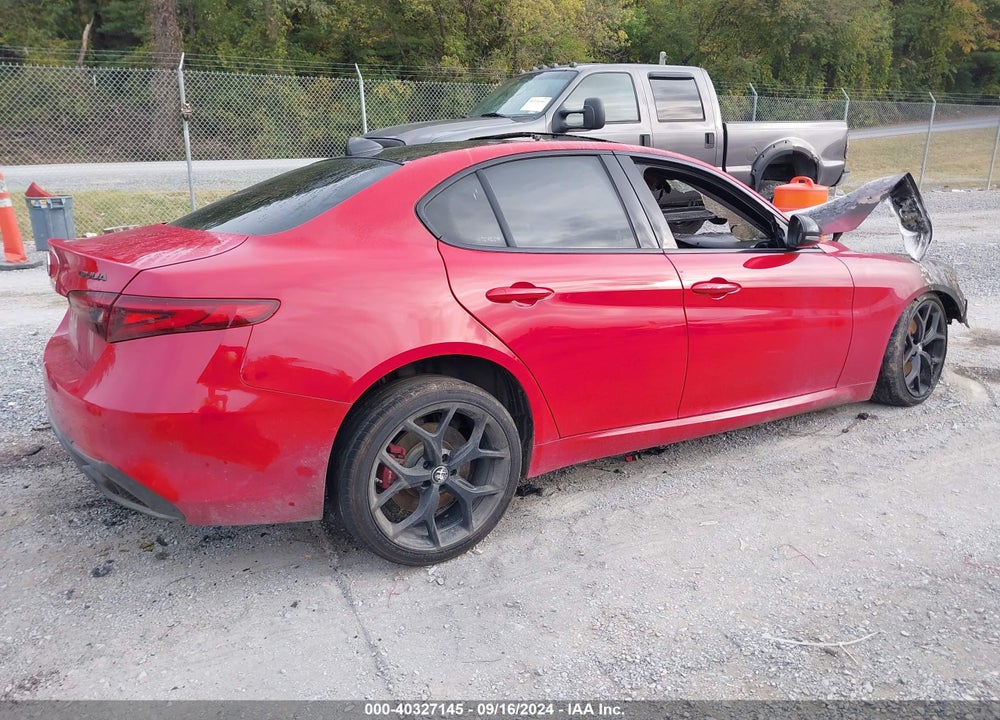 2019 ALFA ROMEO GIULIA SPORT AWD VIN: ZARFANAN0K7612472