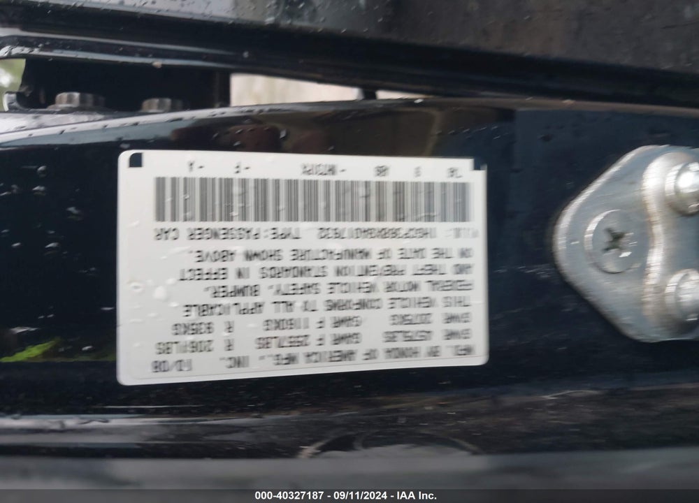 2009 HONDA ACCORD 3.5 EX-L VIN: 1HGCP368X9A017632