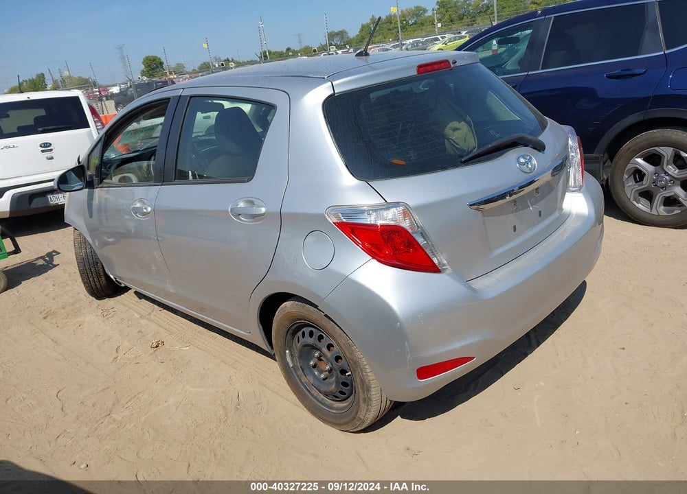 2014 TOYOTA YARIS L (TMC/CBU PLANT) VIN: JTDKTUD31ED592536