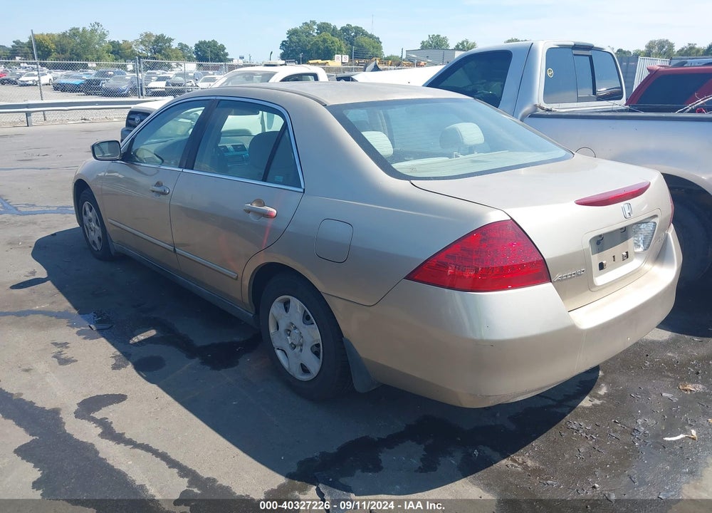 2007 HONDA ACCORD 2.4 LX VIN: 1HGCM56477A180608