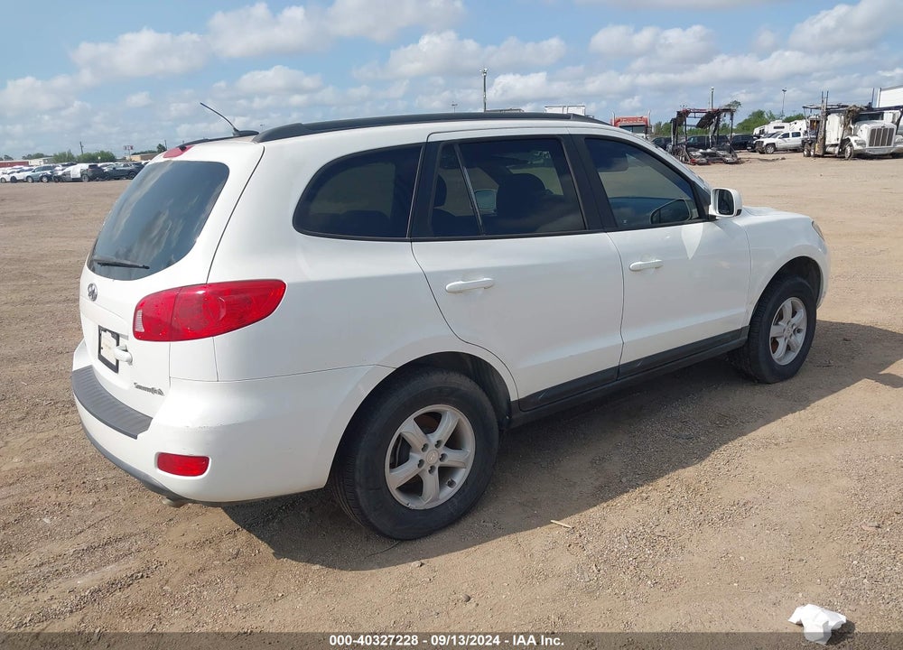 2008 HYUNDAI SANTA FE GLS VIN: 5NMSG13DX8H202705