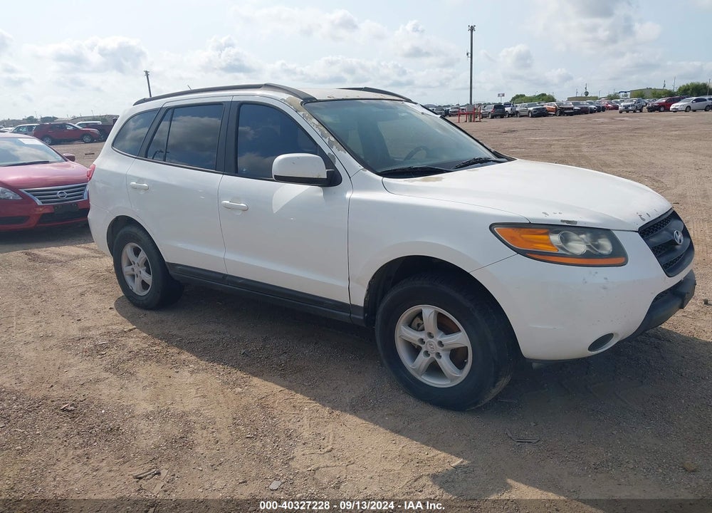 2008 HYUNDAI SANTA FE GLS VIN: 5NMSG13DX8H202705