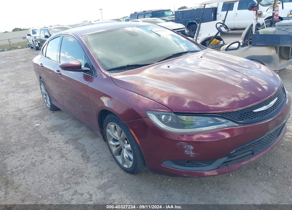 2015 CHRYSLER 200 S VIN: 1C3CCCBB6FN657924