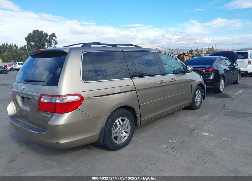 2005 HONDA ODYSSEY EX-L VIN: 5FNRL38625B015374