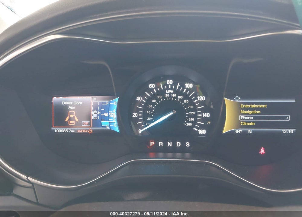 2016 FORD FUSION TITANIUM VIN: 3FA6P0D98GR187843