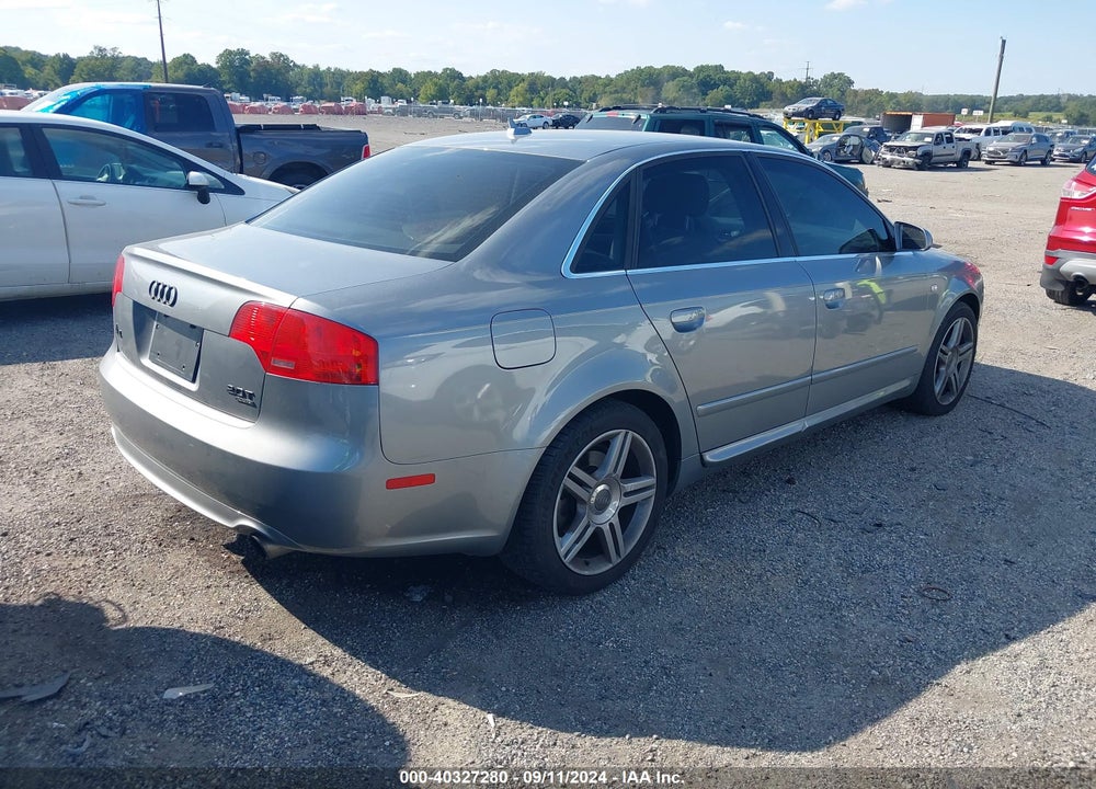 2008 AUDI A4 2.0T/2.0T SPECIAL EDITION VIN: WAUDF78E68A060831