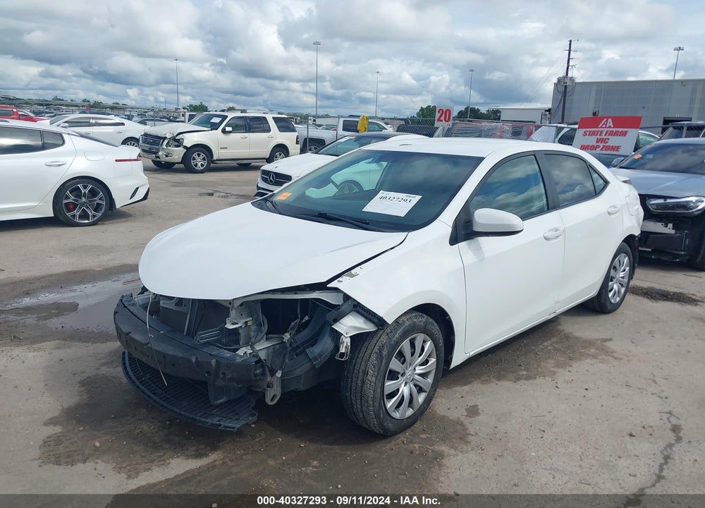 2015 TOYOTA COROLLA LE VIN: 5YFBURHEXFP324170
