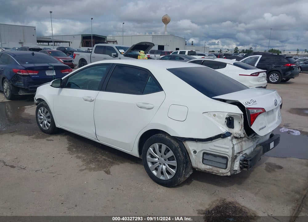 2015 TOYOTA COROLLA LE VIN: 5YFBURHEXFP324170