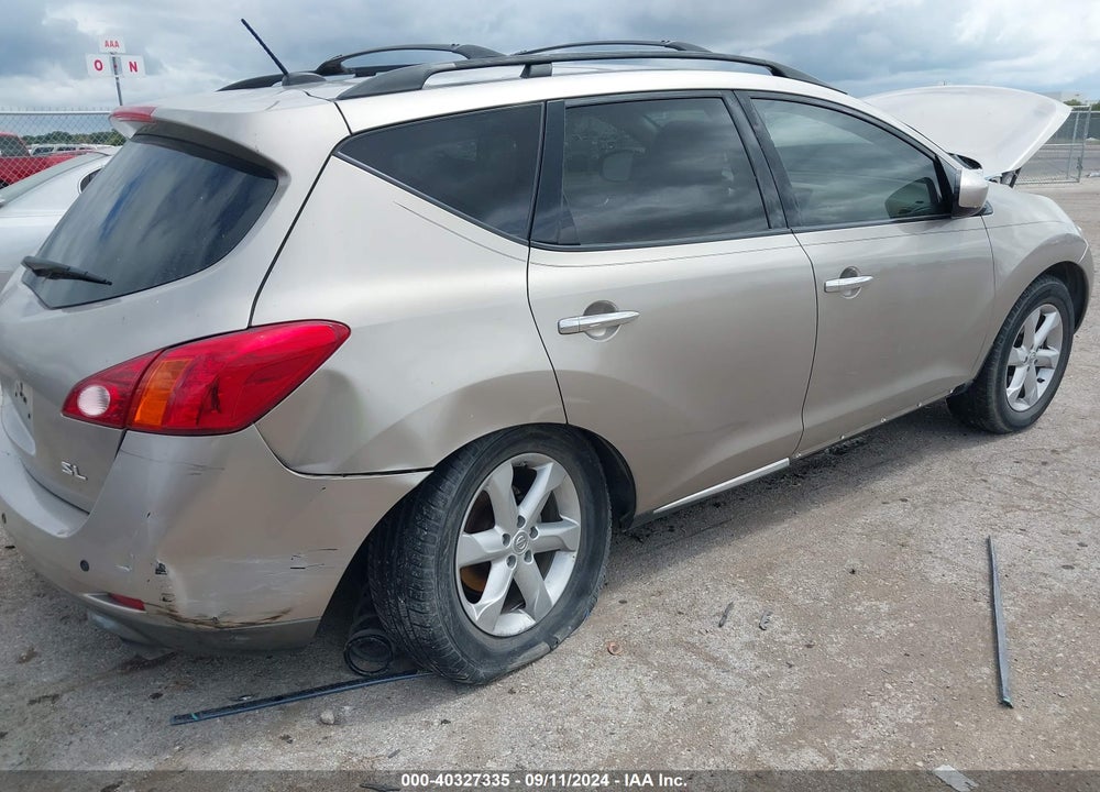 2010 NISSAN MURANO SL VIN: JN8AZ1MU4AW011342