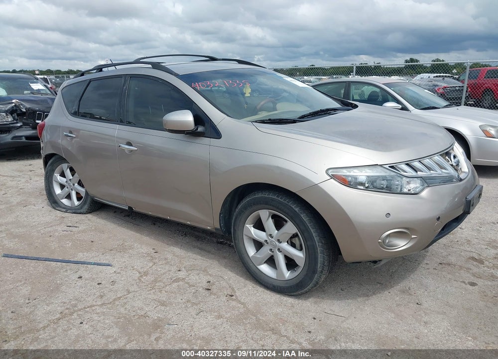 2010 NISSAN MURANO SL VIN: JN8AZ1MU4AW011342