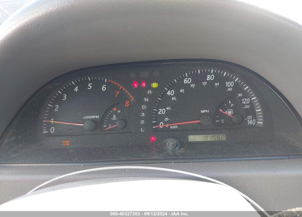 2004 TOYOTA CAMRY LE V6 VIN: 4T1BF32K24U588548
